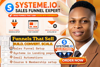 create systeme io sales funnel systeme io website systeme io landing page expert