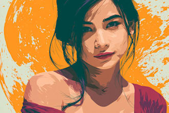 do a vector portrait for you