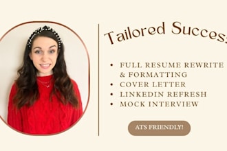 write a personalized, professional resume for creatives in just two days