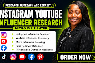 influencer research outreach instagram youtube micro influencer brand promotion
