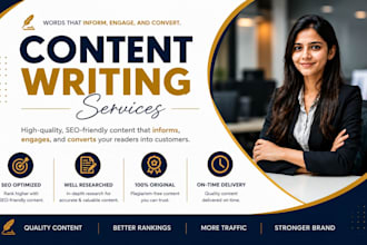 write informative and compelling SEO articles