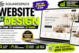 build squarespce website redesign squarespace website development landing page