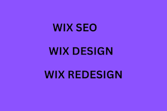 wix seo wix design wix redesign