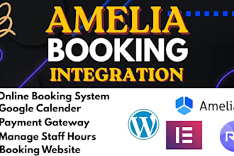 fix and setup amelia booking system, latepoint appointment booking with bookly