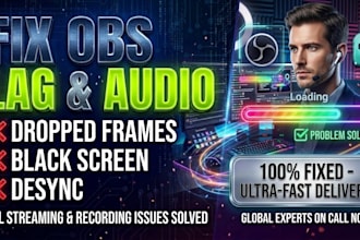 fix obs studio lag, audio issues, and stream frame drops