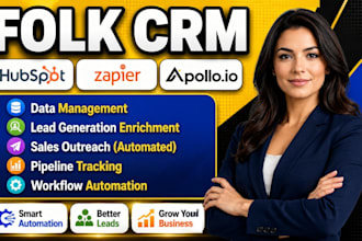 setup folk CRM attio automation with zapier and ai workflows for your business