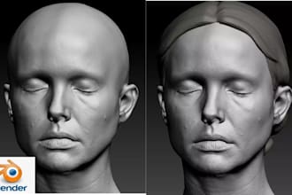 clean up 3d scan, repair stl file, fix mesh and optimize model for 3d printing