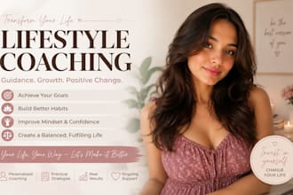 provide lifestyle coaching, personal growth advice, and lifestyle guidance