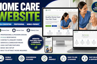 build a high converting home care website for your agency