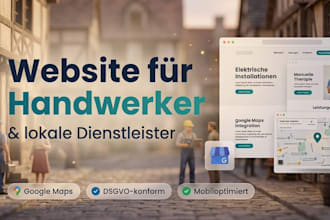 erstellen sie wordpress websites für handwerker und lokale dienstleister