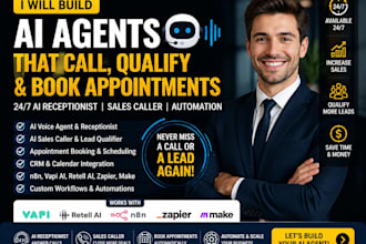 build ai receptionist for dental clinics to book appointments ai call center CRM