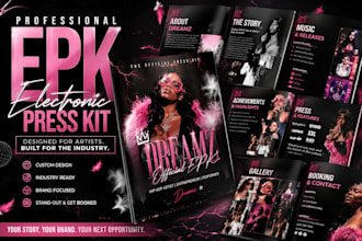 create an industry ready media kit and epk