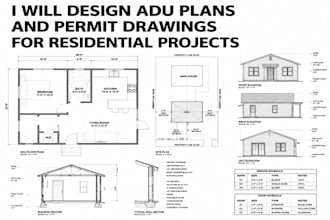 design adu plans and permit drawings for residential projects