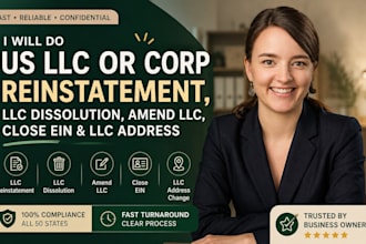 do llc reinstatement, llc dissolution, llc amendment close ein business closure