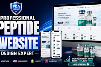 build fda compliant peptide website research peptide store
