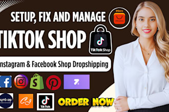 setup tiktok shop tiktok shop manager fix tik tok dropshipping tiktok shop ads