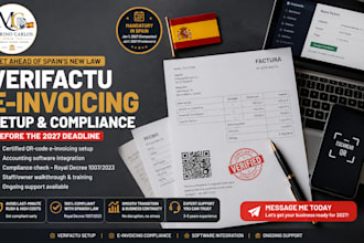 set up your spain verifactu compliant einvoicing qr code billing before deadline