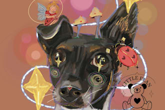 draw your pet whimsically