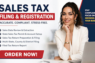 file US sales tax returns and registration for all 50 states