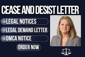 draft a clear and professional cease and desist letter