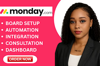 set up monday crm, project management, monday com, monday automation