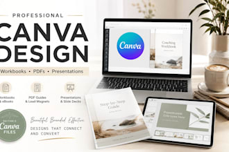 design beautiful canva workbooks, ebooks and PDF guides
