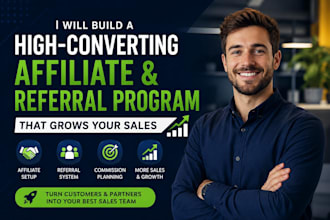 build a high converting affiliate and referral program to grow your sales