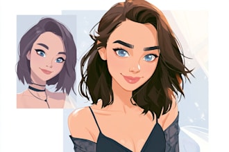 draw cartoon avatar portrait of you