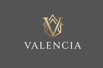 design a luxury real estate logo and premium branding kit