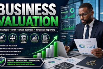 do business valuation for startups, bpo, small business