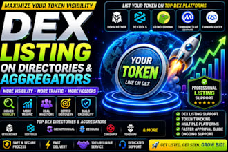 do token listing on dex aggregators crypto directories and tracking platforms