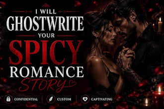 ghostwrite your erotica story or novel, nsfw, lgbt