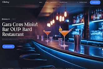 build wix mobile bartender website cocktail catering event website bar rental