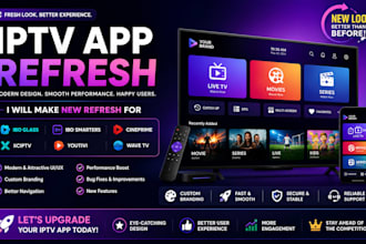 make new refresh for ibo glass, ibo smarter, cineprime, xciptv, youtivi, wave tv
