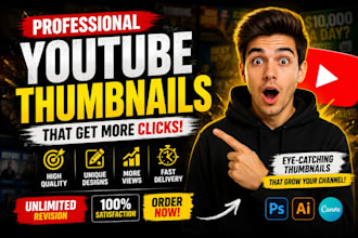 design attractive you tube thumbnails