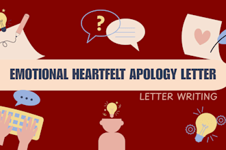 write an emotional heartfelt apology letter for your brands