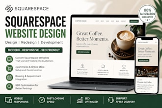 do squarespace website development design redesign squarespace website fix error