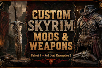 develop modding solutions for skyrim, fallout 4, and red dead redemption 2