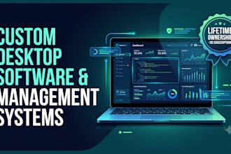 build custom desktop software with lifetime ownership and no subscription