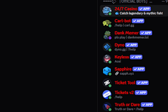 explore and setup bots on your discord server
