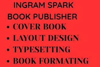 design and format your book for ingram spark paper back
