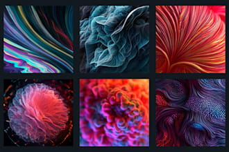 create unique digital abstract art