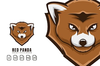 professional panda logo design with unlimited revisions