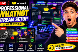 setup lag free whatnot stream for live sellers using obs
