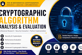 analyze and evaluate cryptographic algorithms for research