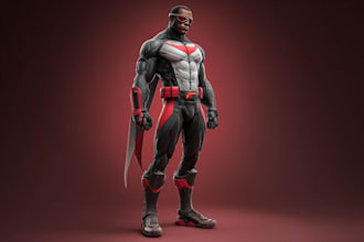 create cartoon avatar and superhero character of yourself