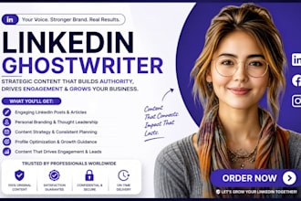 be your linkedin manager ghostwriter for content marketing b2b sales