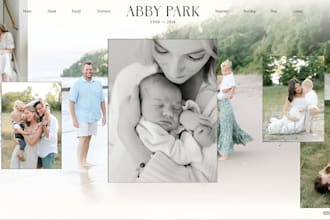 build wix newborn photograph website personal photography website portfolio site