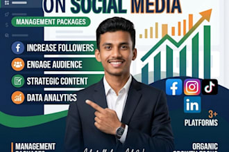 do organic social media marketing and management