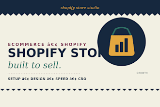 create, design, and customize your shopify store